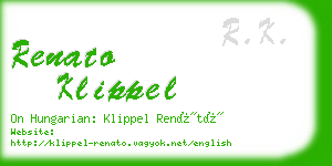 renato klippel business card